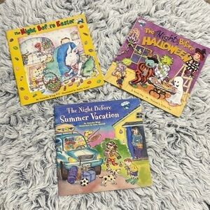 The night before Halloween, Easter, & Summer Vacation Paperback Books